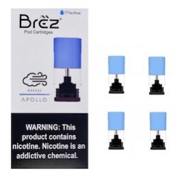 電子タバコ リキッド - Breeze BREZ Nicotine-Containing Cartridges, Pack of 4